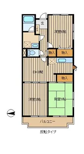 司第一マンション【3階】の間取り