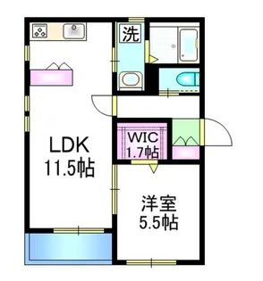 ライトビレッジ【2階】の間取り