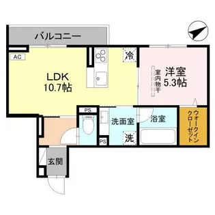 (仮称)D-Sereno豊岡5丁目 A棟【3階】の間取り
