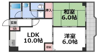 静和ハイツ【4階】の間取り
