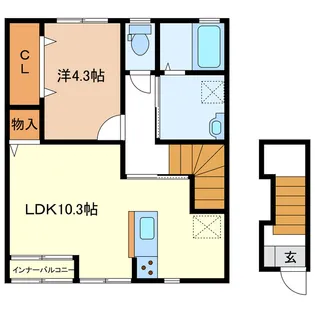コネクト【2階】の間取り