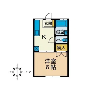 ハイツルミエール【1階】の間取り