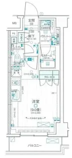 デュオステージ武蔵関【5階】の間取り