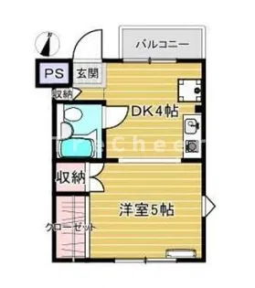 メゾン・ド・ブラン池袋【4階】の間取り