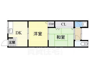 千里丘文化【1階】の間取り
