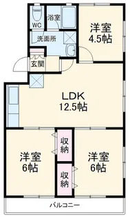 第2原田マンション【1階】の間取り