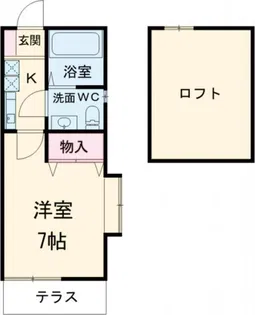 コモハイツ石神井台【3階】の間取り