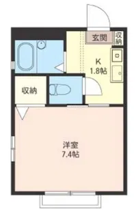 コーポ東陽【1階】の間取り