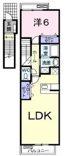 ブリーゼ・カーサ【2階】の間取り