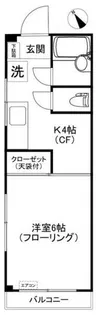ハイネスEY【3階】の間取り