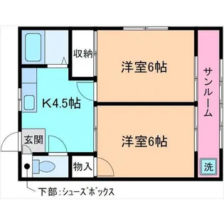 ラルジュ【1階】の間取り