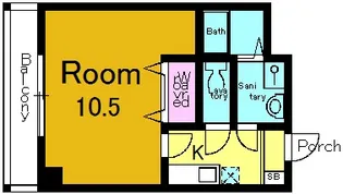 ラカーサ山科【2階】の間取り