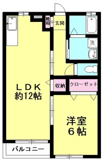 スチームクレスト【1階】の間取り
