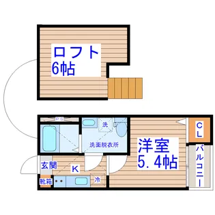 EXCEED【2階】の間取り