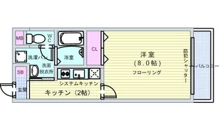 アンプルール・クレール【3階】の間取り