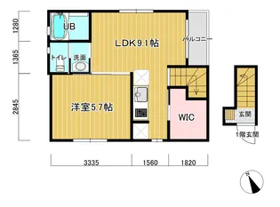 ゆたかPart2【2階】の間取り