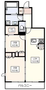 カメーリエ【1階】の間取り
