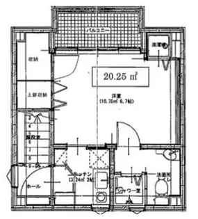 シーワイ代々木【4階】の間取り