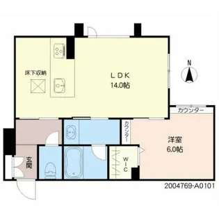 シャーメゾンAristio【1階】の間取り