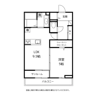 ミライエ・ルッソ【1階】の間取り