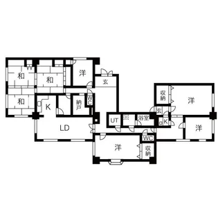 グリーン藤【1階】の間取り