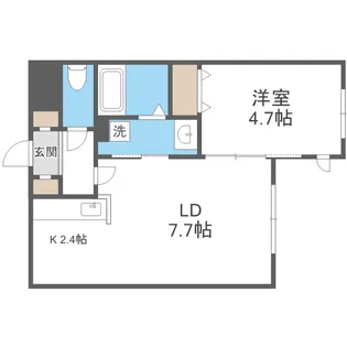 FUTABA SQUARE N21【1階】の間取り