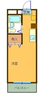 コーポリカIII【2階】の間取り