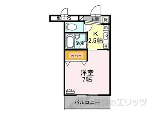 サンタウン竹鼻 B【4階】の間取り