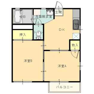ハイツファミリア【2階】の間取り