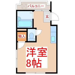 コーポエリート【4階】の間取り