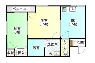 プランドールI(旧コーポなかや)【1階】の間取り
