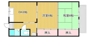 第二深尾マンション【2階】の間取り