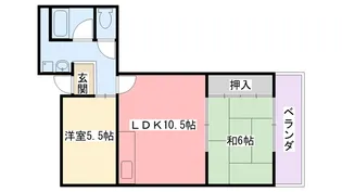 グリーンマンション【3階】の間取り