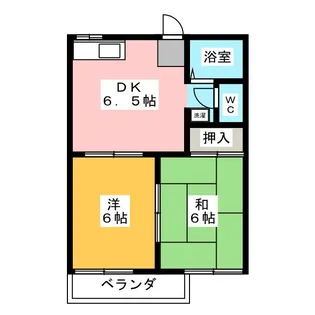 フレグランス三栗【2階】の間取り