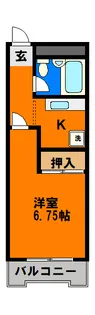 竹柏・貝畑ビル【4階】の間取り