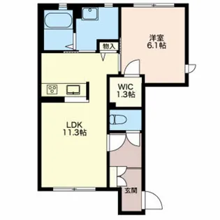 ヴィラーチェ・エスペランサ A【1階】の間取り