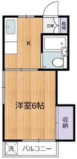 シャンブルFUNE(フネ)【2階】の間取り