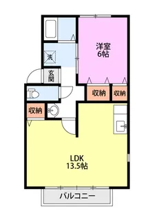 リバティ21 B【2階】の間取り