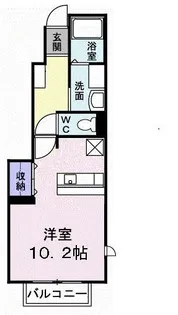 ソレイユ アン【1階】の間取り