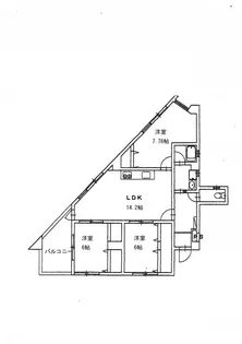 3LDKの間取り画像