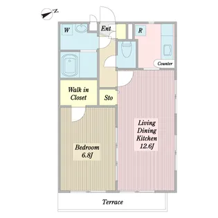 ミニョン【1階】の間取り
