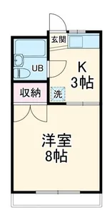 b’CASA本厚木re-born【2階】の間取り