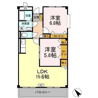アーバンヒルズ【2階】の間取り