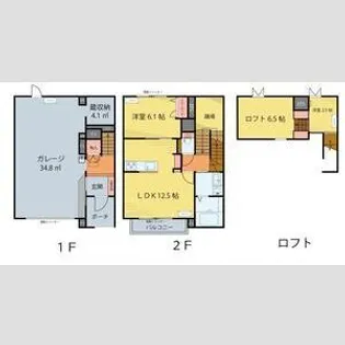 ソレアード南鍛冶町【1階】の間取り