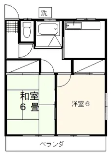 萩原アパート【2階】の間取り