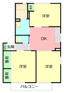 コンフォート大井【1階】の間取り