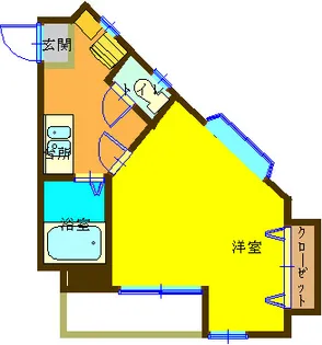 アスタリスク日吉【2階】の間取り
