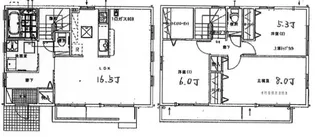 埼玉県さいたま市浦和区領家1【一戸建】の間取り