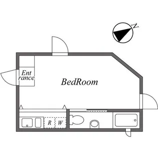 EAST RISE 由比ガ浜A【2階】の間取り