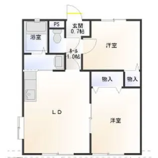 セントセシリアI【1階】の間取り